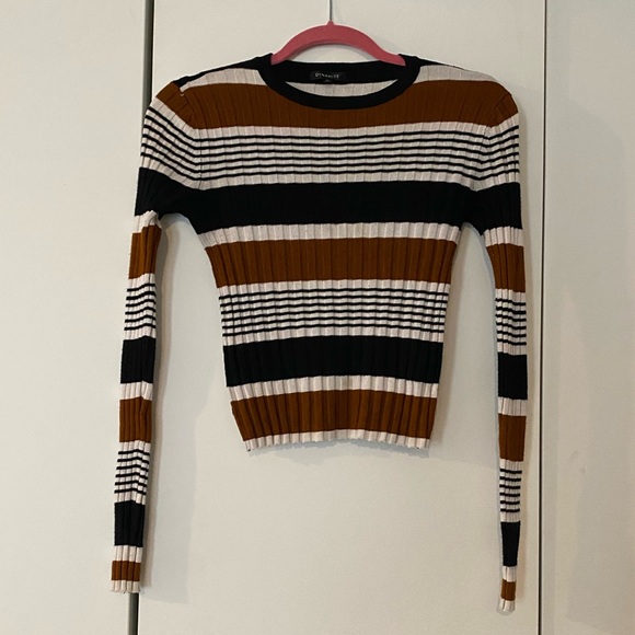 Dynamite Long Sleeve Ribbed Tee - Picture 1 of 3